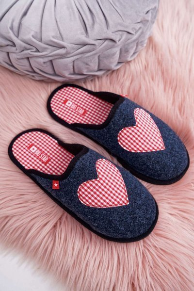 Papuci pentru femei Big Star pentru femei albastre Navy D267800A