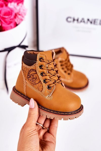 Bottes Isolées Enfant Sur Semelle Caoutchouc Camel Bobby