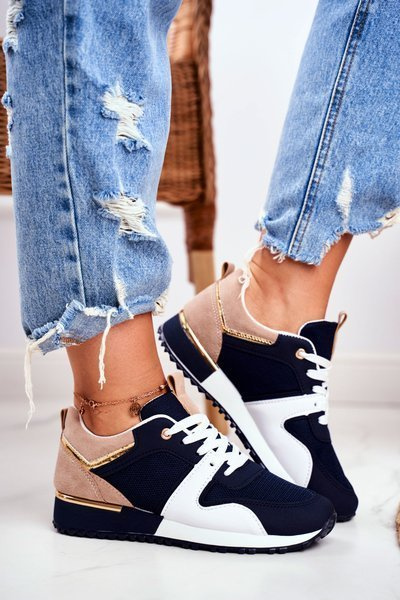 Női sportcipők Navy Gold Elements Clementine