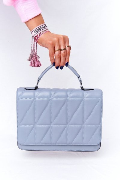 Gesteppte Damen Aktentasche Mailbag Monaco Blau