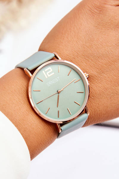 Moteriškas laikrodis Ernest Mint smėlio malūnas
