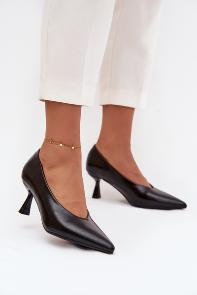 Gepolsterte High Heels Schwarz Gavrielle