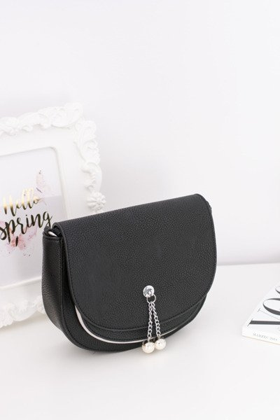Sac à main Letterman élégant noir pour femmes