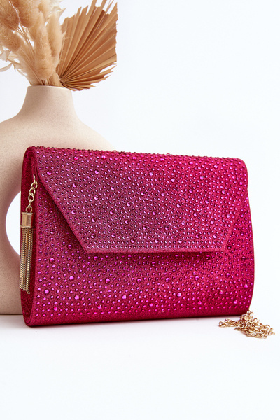Verzierte formale Tasche Clutch Edela Pink