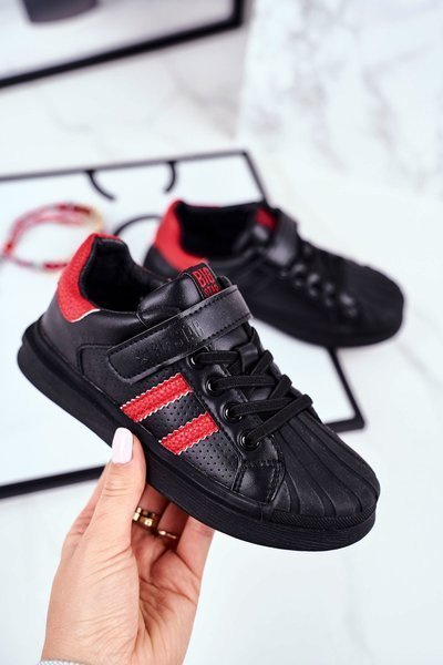 Chaussures de Sport Enfant Big Star Avec Velcro Noir GG374022