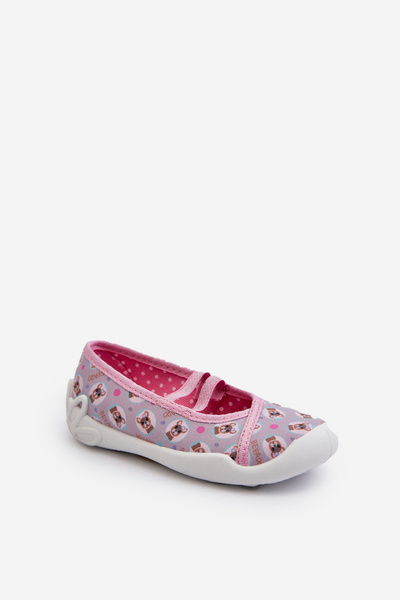 Hausschuhe Ballerinas Mit Hund Befado 116Y325 Rosa