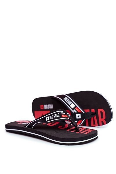 Big Star Herren Flip Flops Schwarz FF274A450