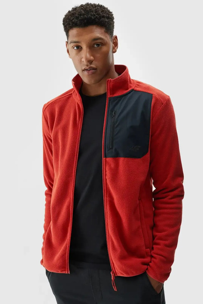 Polar avec col pour hommes Regular 4F Orange 4FWAW24TFLEM250-70S