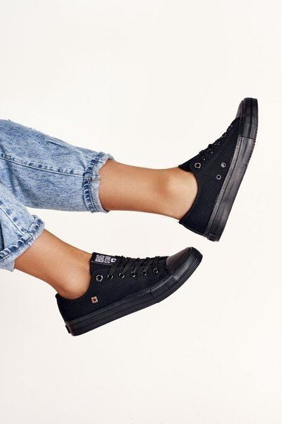 Baskets basses classiques pour femmes BIG STAR AA274009 Noir