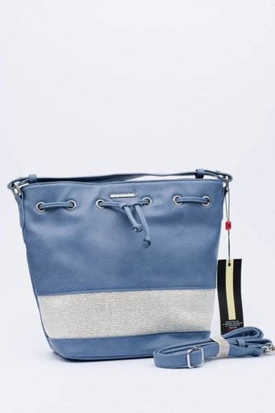 Damen Handtasche Blau Sack Monnari