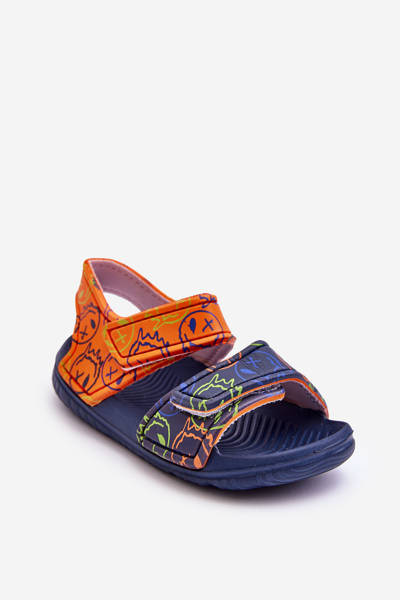 Sandales Enfant Mousse Légère à Motifs Bleu-Vert Malaga