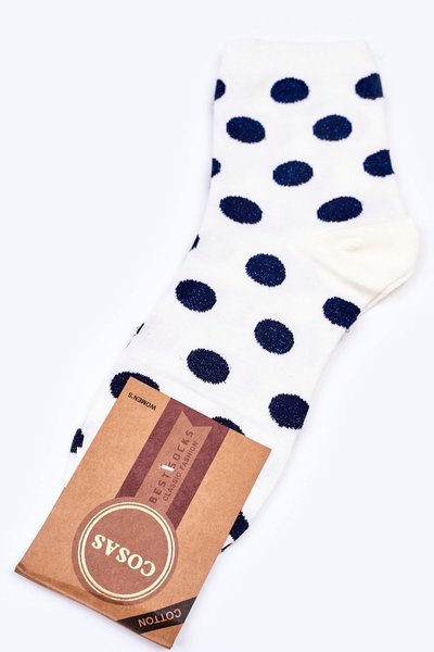 Erbsensocken aus Baumwolle COSAS Damen Weiß