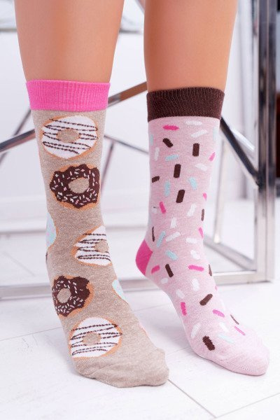 Női SOXO Good Stuff "nem páros" Donuts Socks