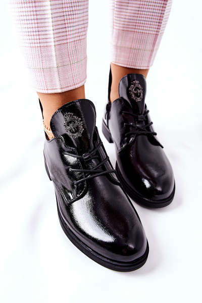 Lacquered Shoes Sergio Leone Warm PB262 Black