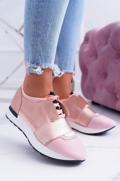 Lu Boo Chaussures de sport Madoni roses femme