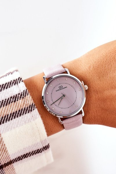 Watch On A Leather Strap Giorgio&Dario Grey