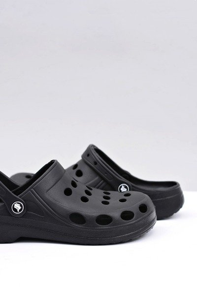 Férfi szandál Flip Flop, fekete kockás