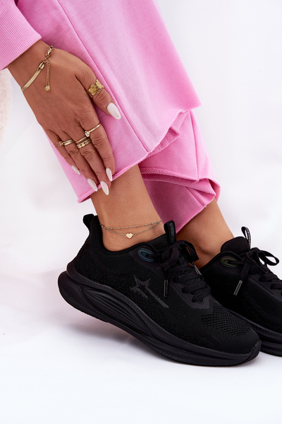 Sportcipők Sneakers Nőknek Big Star RR274A144 HI-POLY SYSTEM Fekete