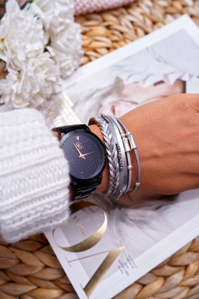 Women's Bracelet Throw Wide Gray Michiko