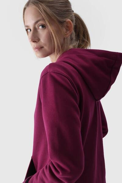 Sweat à capuche femme zippé coton 4F gris 4FWMM00TSWSF1467-27M