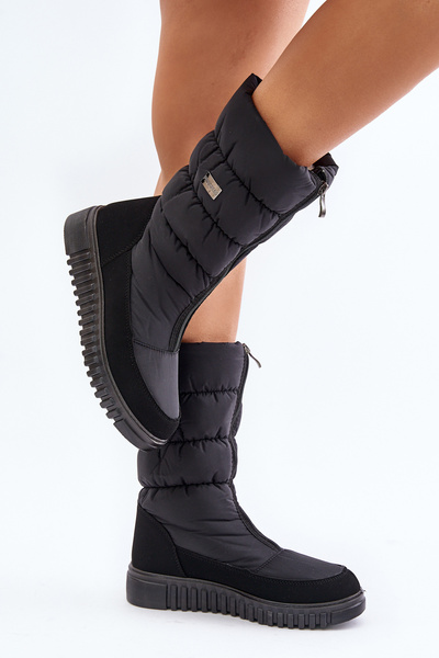 Bottes de neige rembourrées pour femmes Progress PROGJ-22-136 Noir