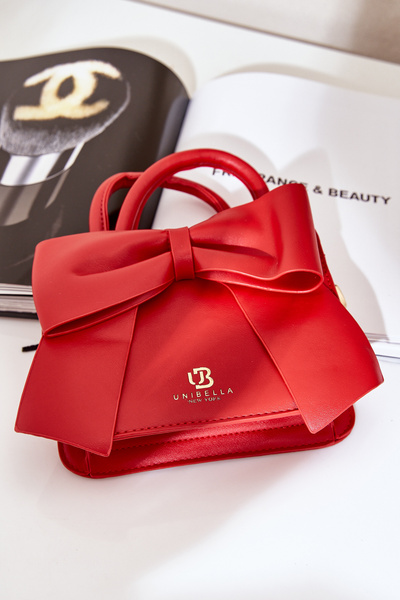 Maža Rankinė Su Lanku Raudona Nesehe