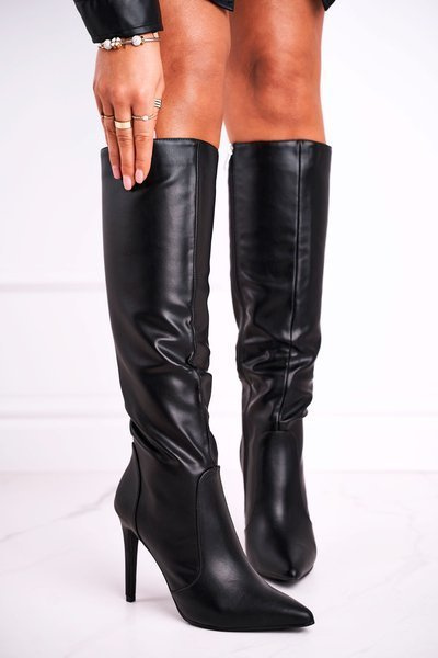 Bottes hautes pour femmes noires See Me!