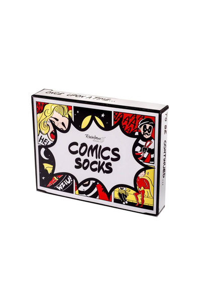 Socken COMICS 2 Paare Rainbow Socks