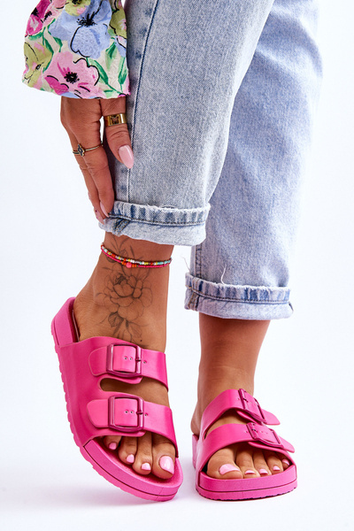 Claquettes plateforme femme Fuchsia Vertigo