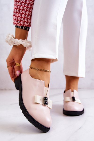 Női Brogues Slip On Dekoráció Bézs Janelle