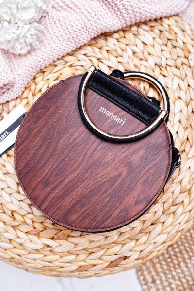 Sac à Main Rond Femme Monnari Marron et Noir BAG9340-017