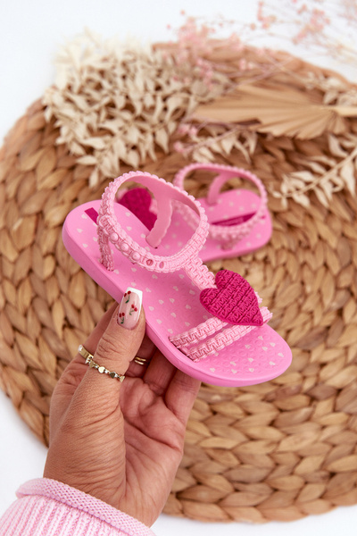 Sandales enfant avec coeur 81997 Ipanema My First Baby rose