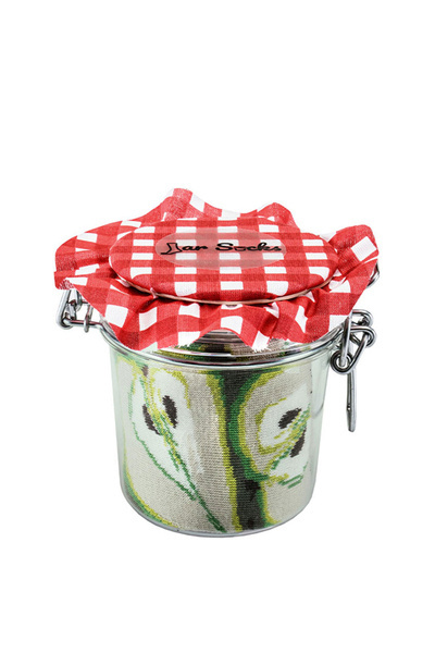 Chaussettes Arc-en-ciel Fraises Poires Dans Un Pot 2 Paires