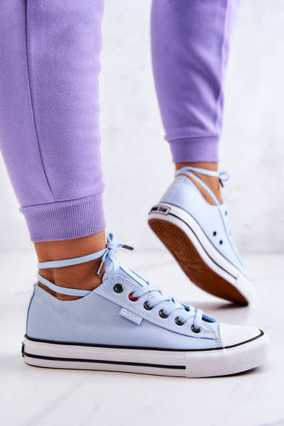 Damen Big Star Blau Niedrige Turnschuhe JJ274A004