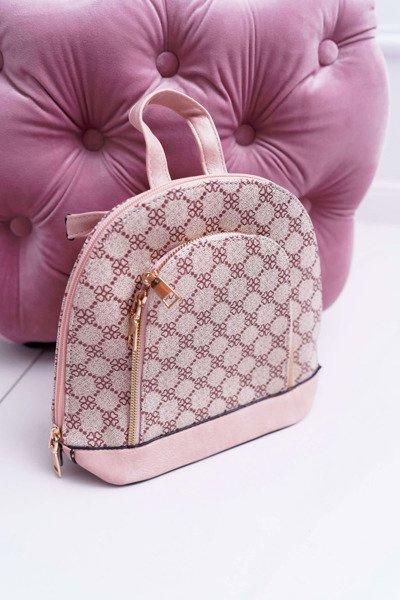 Klassischer Damenrucksack Rosa Elegant