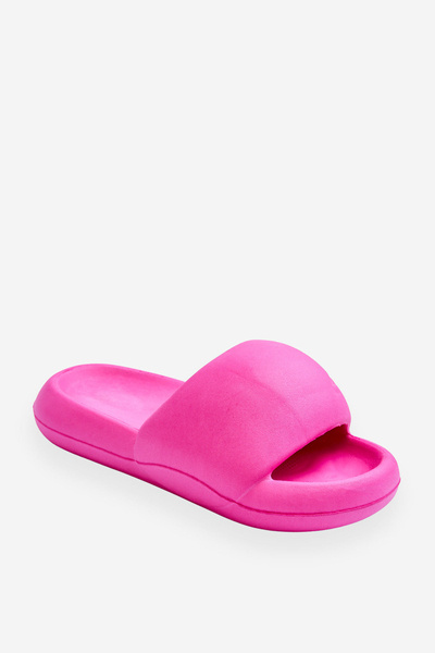 Plateau-Hausschuhe aus leichtem Schaumstoff für Damen Fuchsie Milton