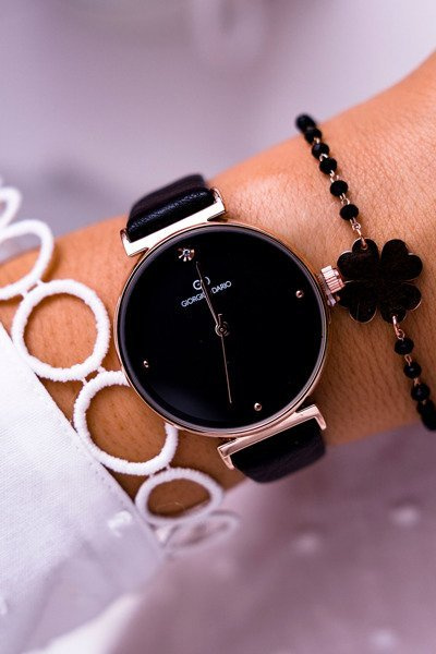 Women's Watch Giorgio & Dario Black Donara
