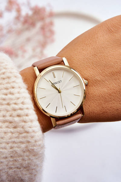 Montre Femme Avec Boîtier Or Ernest Nude Vega