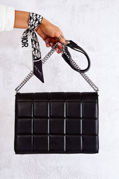 Gesteppte Brieftasche Schwarz Nerissa