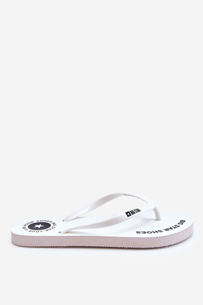 Bequeme Big Star Flip Flops LL274795 Weiß