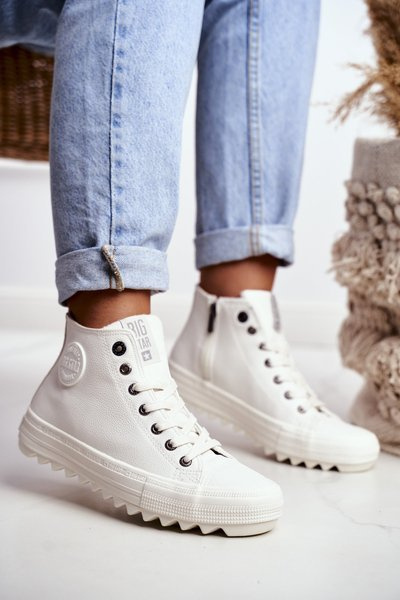 Baskets Femme Big Star High Blanc Chaud GG274108