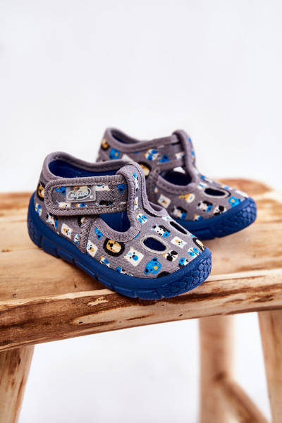 Chaussures Chaussons Befado Animaux 533P020 Gris