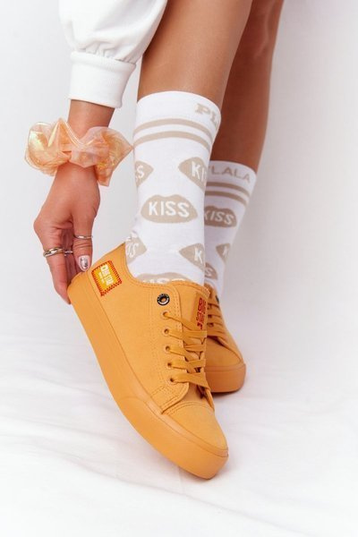 BIG STAR Damen Turnschuhe HH274134 Gelb