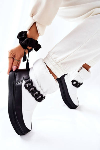 Bottes De Neige Femme Blanc Khariche