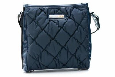 Sac à main bleu marine matelassé Letter Bag Nobo