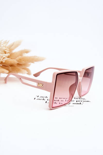 Quadratische Sonnenbrille M2376 Hell-Pink