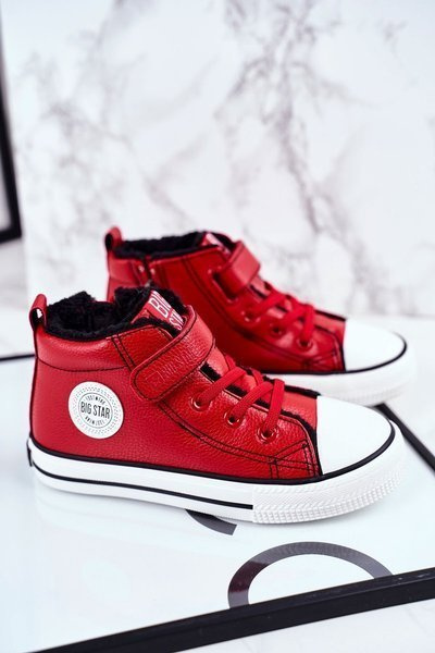 Baskets isolées enfant Big Star GG374034 Rouge