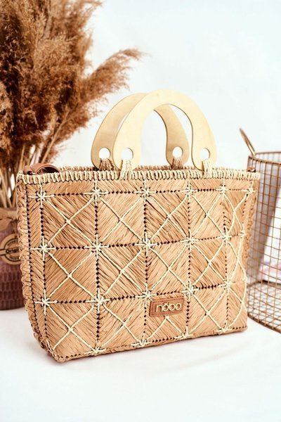 Sac femme panier en papier Nobo NBAG-XI0380-CM15