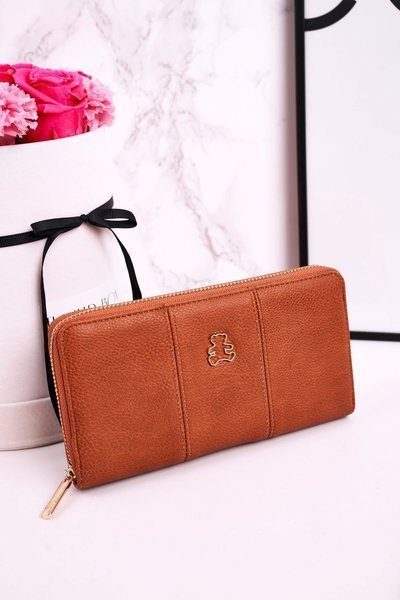 Large Women's Wallet Lulu Castagnette Camel