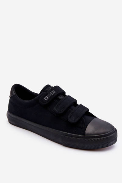 Niedrige Textil-Sneaker für Herren Big Star LL174078 Schwarz